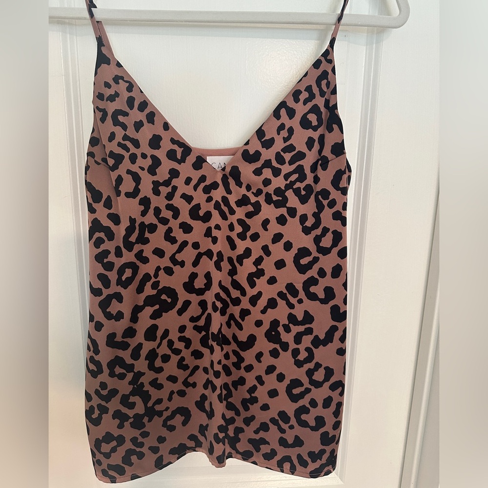 Cami NYC Animal Print V-Neck Top